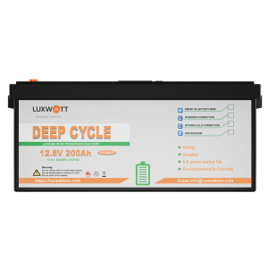 2.56kWh 12.8V 200Ah LUX-12200FP lithium battery